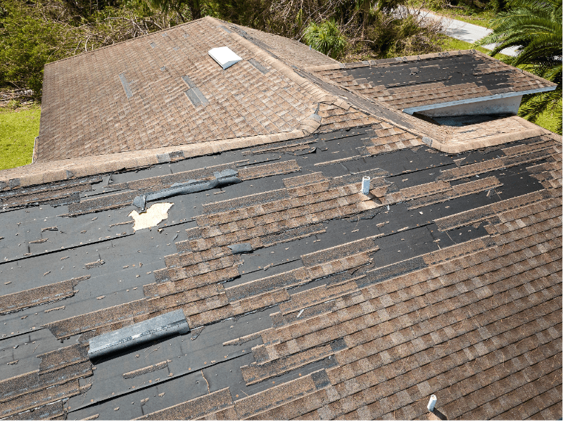 hurricane roof damage